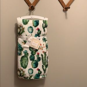 Cactus throw blanket